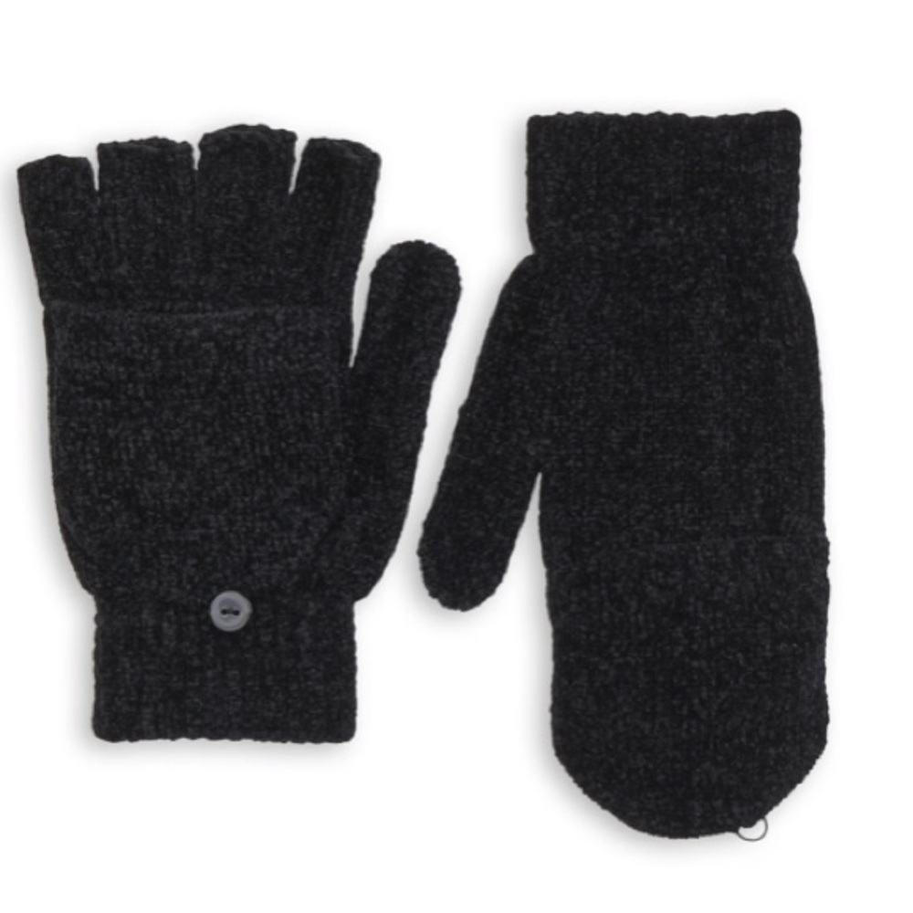 Chenile Mittens Convertible Gloves